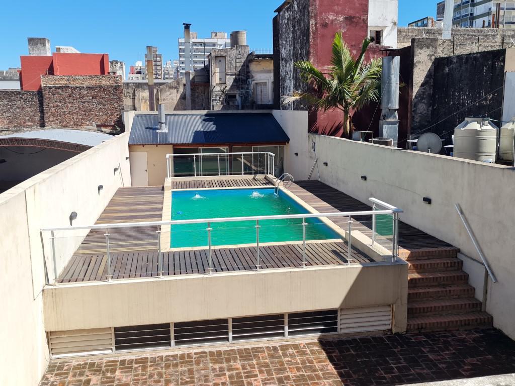 Alquiler  Departamento Rosario Monoambiente  amplio balcón Pileta Quincho — foto 1